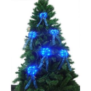 Starlite Creations 36 LED Blue Mini Decorative Bows (6 Pack) BG03 B003 A