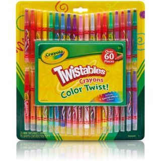 Crayola Twistable Crayons and Construction Paper