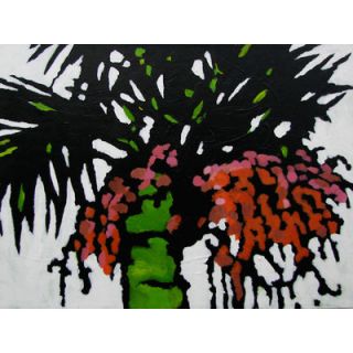 Palms#3 by Susan Lhamo Original Painting on Wrapped Canvas by Art