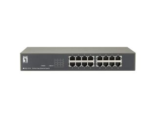 LevelOne FEU 1610 16 Port 10/100 Fast Ethernet Desktop Switch