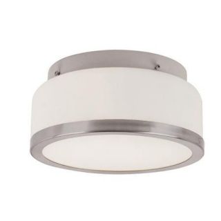 Trans Globe Lighting 10092 Ceiling Fixtures Frosted Shade Indoor Lighting Flush Mount ;Polished Chrome