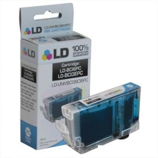 LD Compatible Replacement for Canon BCI3ePC Photo Cyan Inkjet Cartridge for use in Canon BJC, FAX, i Series, Multipass, PIXMA , and S Series Printers