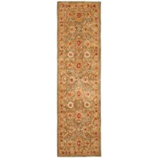 Safavieh Anatolia Sage/Ivory 2 ft. 3 in. x 8 ft. Runner AN516A 28