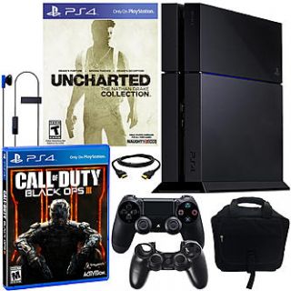 Sony PS4 500GB UNCHARTED Collection Bundle with Black OPS III & More