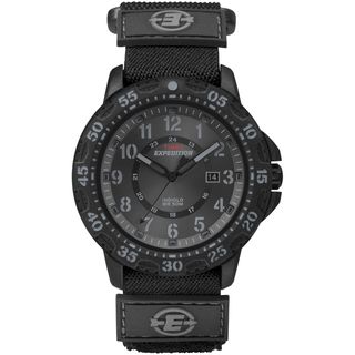 Timex Mens T499979J Expedition Rugged Resin Black Fast Wrap Nylon