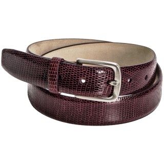 Tardini Smooth Lizard Belt (For Men) 7748K 86