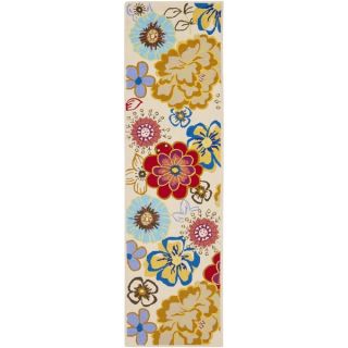 Safavieh Four Seasons Stain Resistant Hand hooked Ivory Rug (2 x 6)
