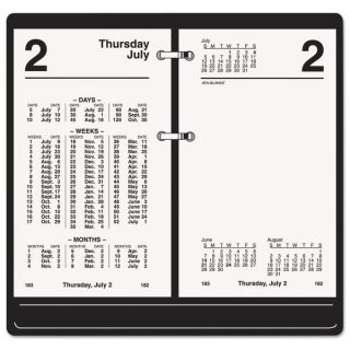 AT A GLANCE 2016 White Financial Desk Calendar Refill   17461212