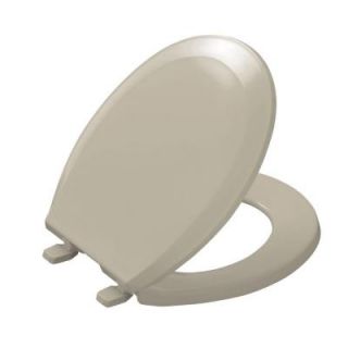 KOHLER Lustra Round Closed front Toilet Seat with Quick Release Hinges in Sandbar K 4662 G9