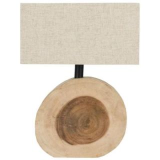 Safavieh Forester 12.6 in. Wood Body Natural Lamp LIT5003A