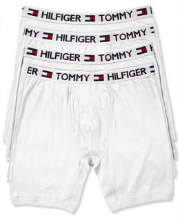 Tommy Hilfiger Mens Underwear, Cotton Boxer Brief 4 Pack   Underwear