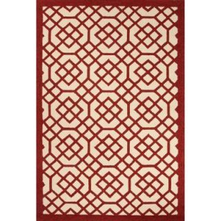 Home Decorators Collection Hand Made Rosewood 5 ft. x 7 ft. 6 in. Geometric Area Rug RUG115796