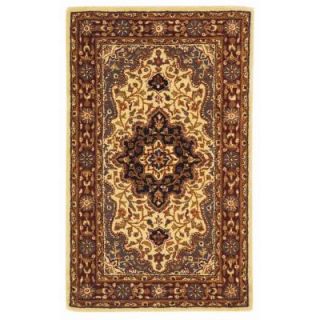 Safavieh Heritage Ivory/Red 4 ft. x 6 ft. Area Rug HG760A 4
