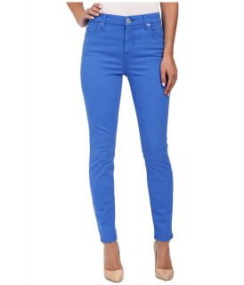 7 for all mankind 28 hw ankle skinny jeans in ultramarine