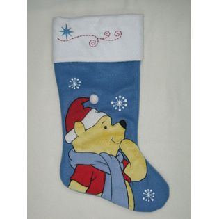Disney Winnie the Pooh Christmas Stocking   Seasonal   Christmas