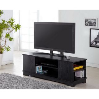 Furniture of America Colbie Modern TV Cabinet in Black   14059976