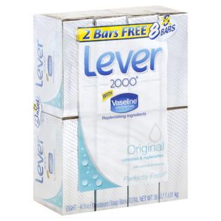 Lever 2000 Deodorant Soap Bars, Original, Perfectly Fresh, 8   4.5 oz