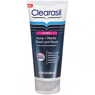 Clearasil Ultra Acne+Marks Wash & Mask 6.78 OZ TUBE   Beauty   Skin