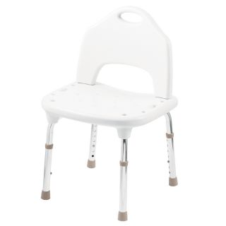 Moen Home Care White Plastic Freestanding Shower Chair