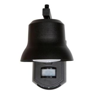 It's Exciting Lighting Outdoor Black Porch Light with Motion Detector IEL 2914M