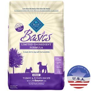 Blue Buffalo Blue Buffalo Basics Turkey & Potato Recipe 11 lbs   Pet