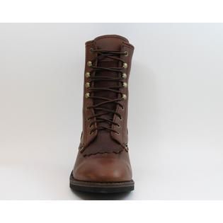 AdTec   Mens 9 Western Packer Boots Tumble Brown