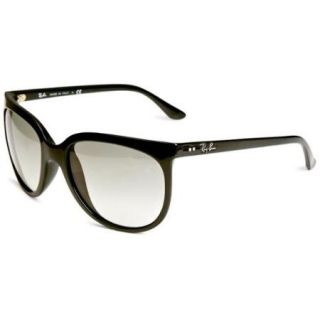 Ray Ban RB4126 Cats 1000 Sunglasses   601/32 Glossy Black (Crystal Gray Gradient Lens)   57MM