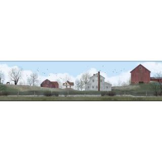 York Wallcoverings 9 in. Rural Route Border BG1628BD