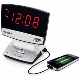 Westclox USB Charging Alarm Clock