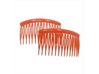 CoverYourHair 60734 Orange 3 Inch Plastic Hair Combs