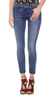 MOTHER The Looker Skinny Ankle Fray Jeans