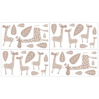 Sweet Jojo Designs Giraffe Neutral 3 piece Full/Queen Comforter Set