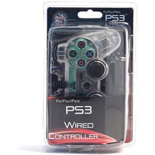 Arsenal Gaming PS3 Wired Controller, Clear with Lights