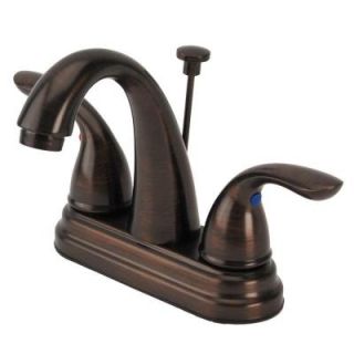 Fontaine Madison 4 in. 2 Handle Bathroom Faucet in Brushed Bronze with Drain Assembly (Valve not included) DISCONTINUED FF MADC4 BB