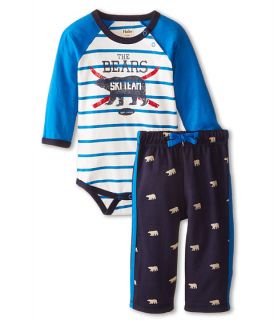 Hatley Kids Raglan One Piece & Pants Set   Polar Bear (Infant) Blue