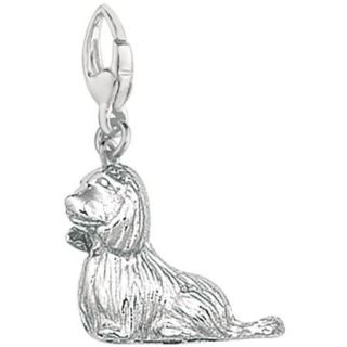 Women's Sterling Silver Dachshund Clip On Charm