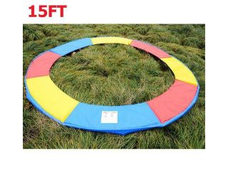 15' Trampoline Safety Pad / Spring Cover   Multi Color