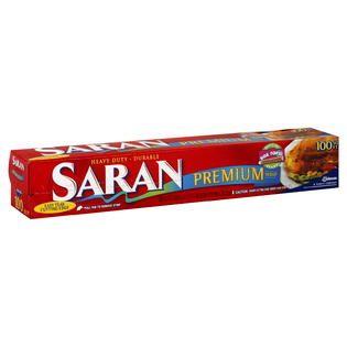 Saran  Plastic Wrap, Premium, Heavy Duty, 100 Sq Ft, 1 roll
