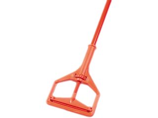 Impact 94 Janitor Style Screw Clamp Mop Handle  Fiberglass  64  Safety Orange
