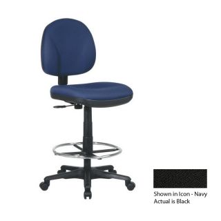 Office Star WorkSmart Black Drafting Office Chair