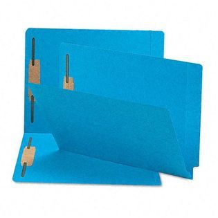 Smead Heavyweight Colored End Tab Folders with Fasteners   Office