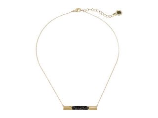 House of Harlow 1960 Modern Revival Bar Necklace Gold