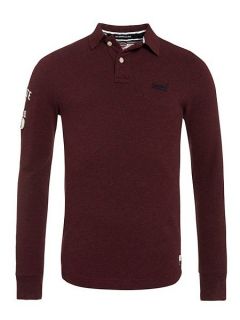 Superdry Super State Pique Polo Shirt Red