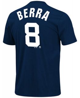 Majestic Mens New York Yankees Cooperstown Player Yogi Berra T Shirt