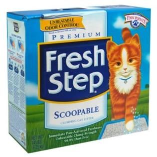 Fresh Step Scoopable Cat Litter, Clumping, 14 lb (6.35 kg)   Pet