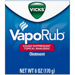 VICKS Vaporizing Decongestant Vicks VapoRub Cough Suppressant Topical