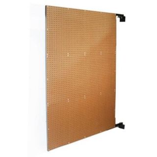 Triton Products XtraWall 48 in. W x 72 in. H x 1 1/2 in. D Wall Mount Double Sided Swing Panel Pegboard W1