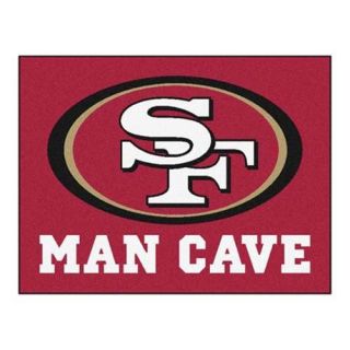 Fanmats FM 14364 San Francisco 49ers 34 x 45 inch Man Cave Rug