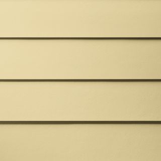James Hardie HardiePlank Primed Woodland Cream Smooth Lap Fiber Cement Siding Panel (Actual 0.312 in x 6.25 in x 144 in)