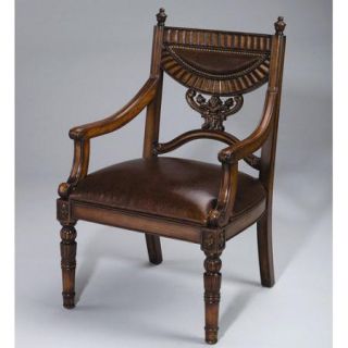 AA Importing Leather Arm Chair